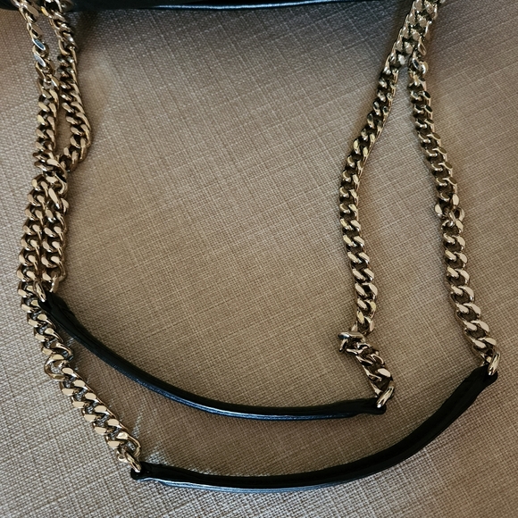 Coach Vintage Black Ranger Leather Crossbody Bag With Gold Chain 🔥🔥 - Picture 16 of 16